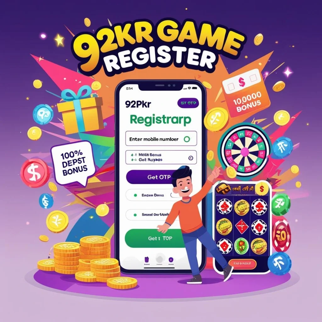 92 pkr Game register